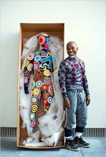 Nick Cave with Soundsuit