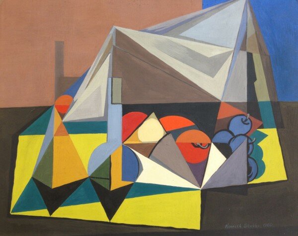 Stubbs-Still-Life-with-Fruits-PTO30-1960-casien-on-masonite-12.75x15.75_Show2014