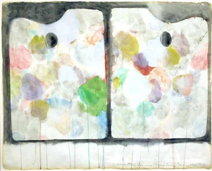 2 Palettes, Jim Dine (note: part of the collection, may not be on view for Jan exhibit)